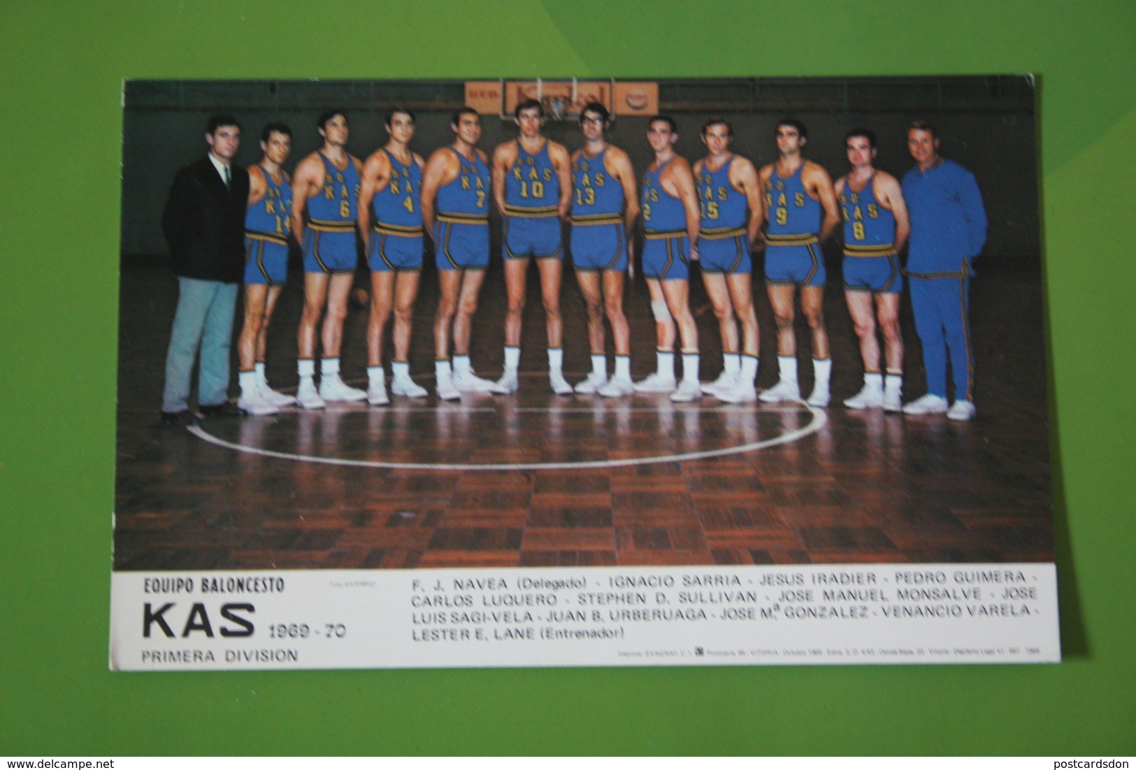 Old Spanish Postcard - KAS 1969-70, BASKETBALL - Basketbal