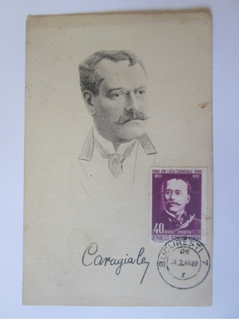 Romanian Writer:I.L.Caragiale Maximum Postcard/maxicard - Romania