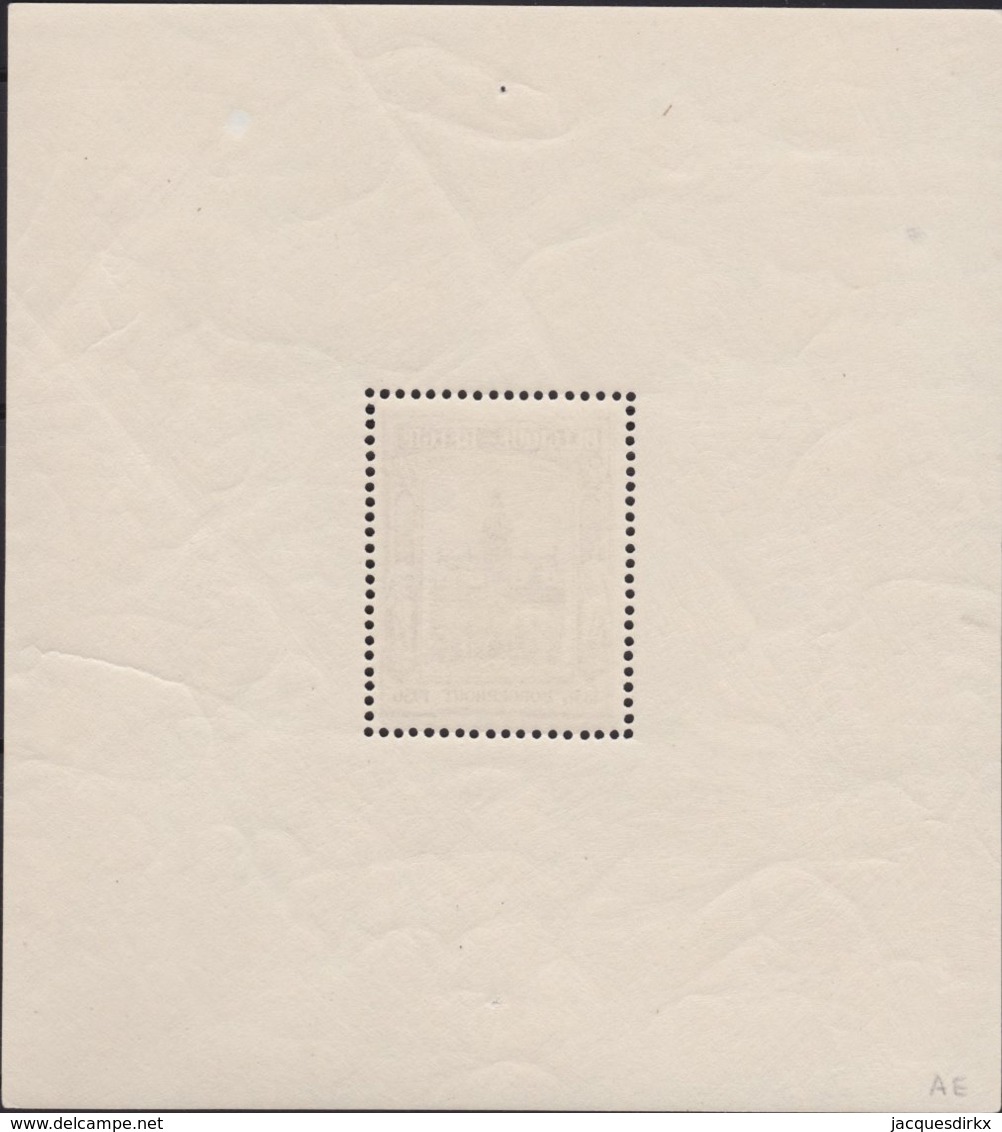 Belgie    .    OBP   .   Blok  5  (2 Scans)    .    **  .    Postfris ZONDER  Charnier    .  / .  Neuf SANS  Charniere - 1924-1960