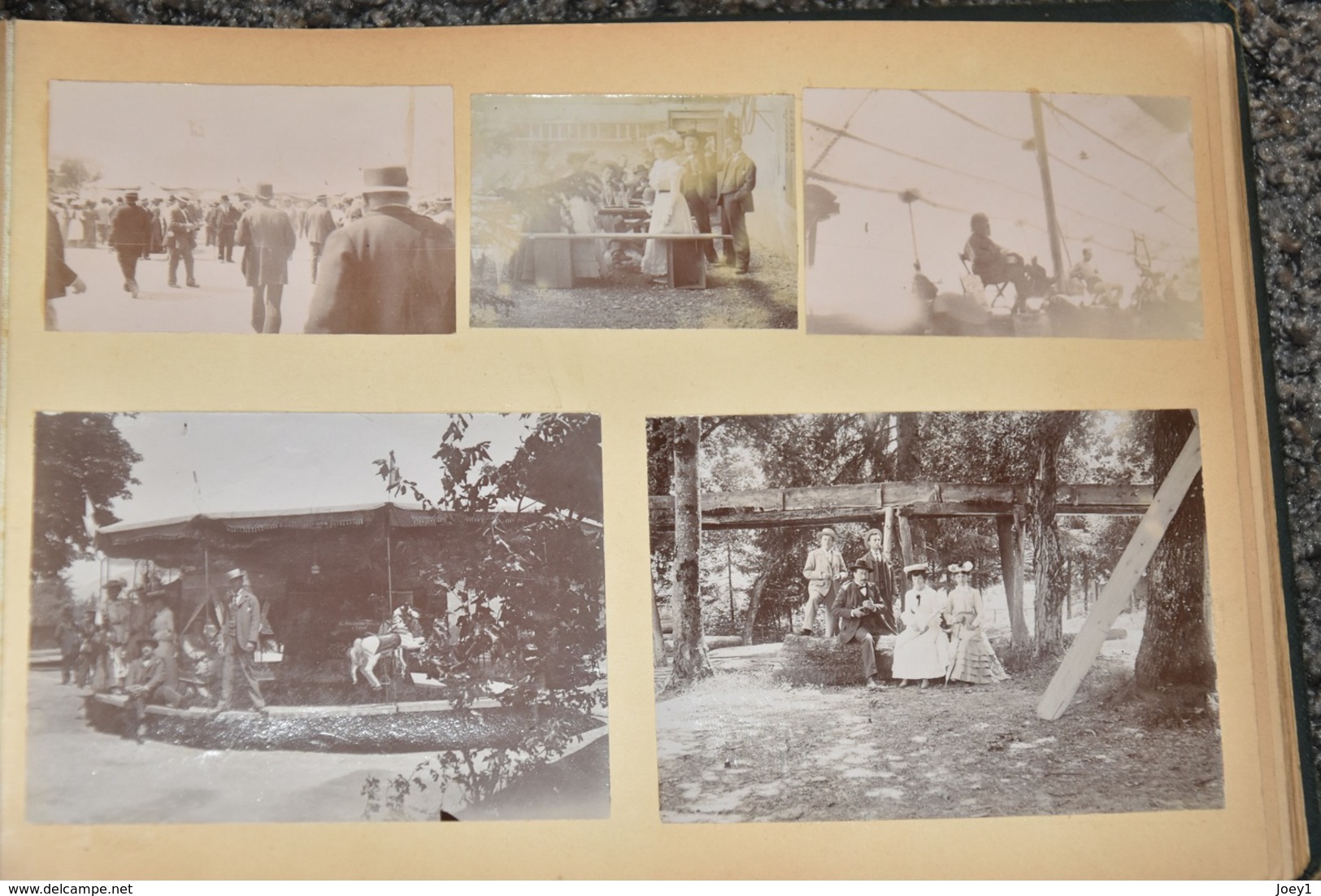 Magnifique album de famille de militaires,musiciens,Paris Lyon Genève