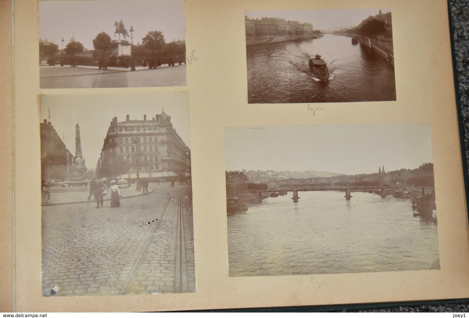 Magnifique album de famille de militaires,musiciens,Paris Lyon Genève