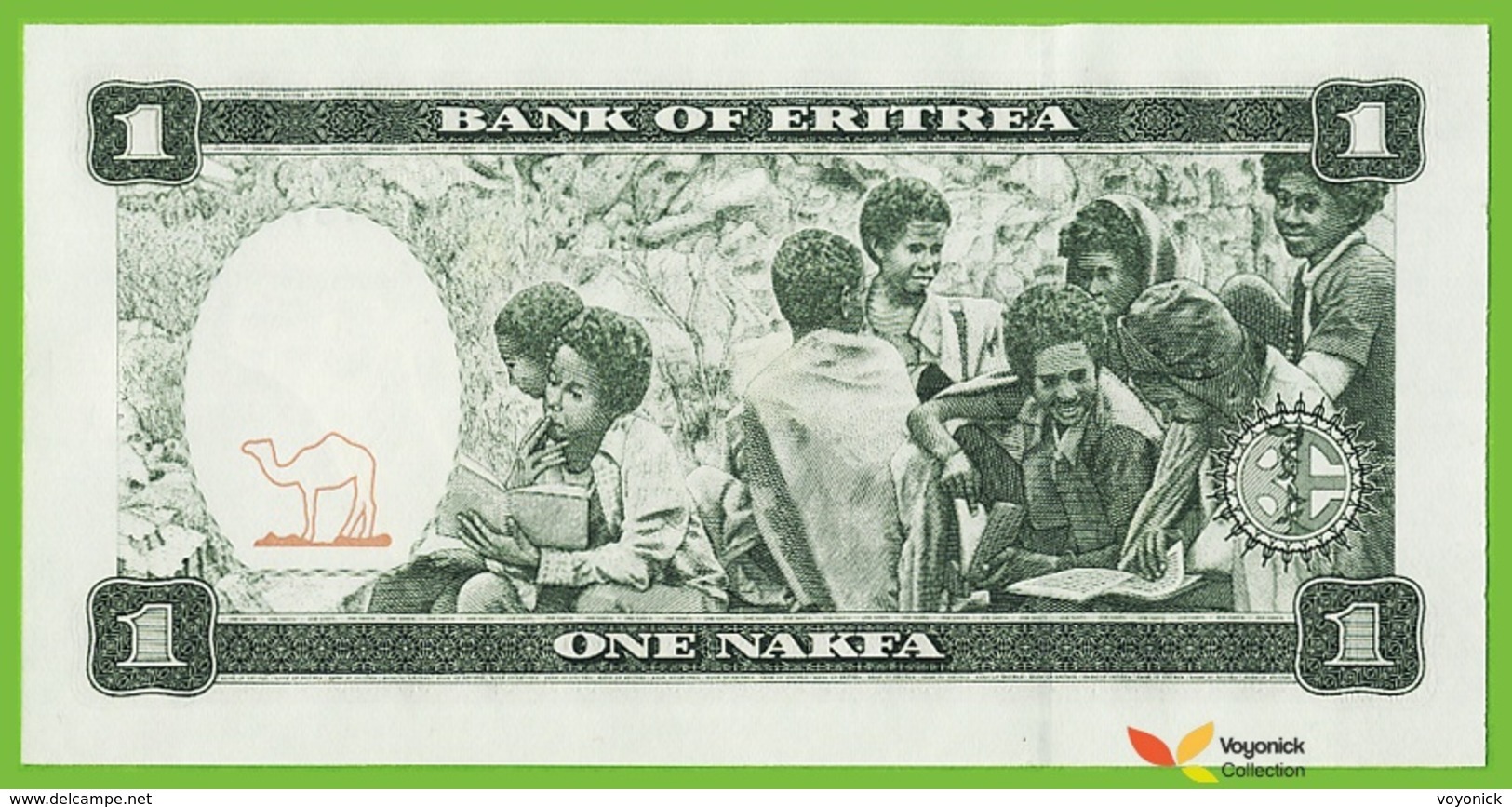 Voyo ERITREA 1 Nakfa 1997 P1 B101a AM UNC Education - Erythrée