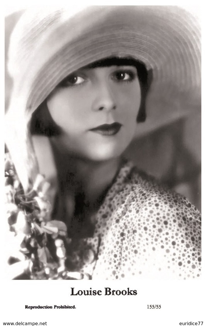 LOUISE BROOKS - Film Star Pin Up PHOTO POSTCARD - 155-55 Swiftsure Postcard - Artistes