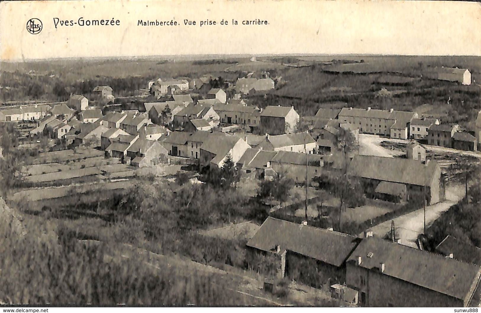 Yves-Gomezée - Malmbercée. Vue Prise De La Carrière (Edit. Lambot Leclaire Hôtelier Négociant 1922) - Walcourt