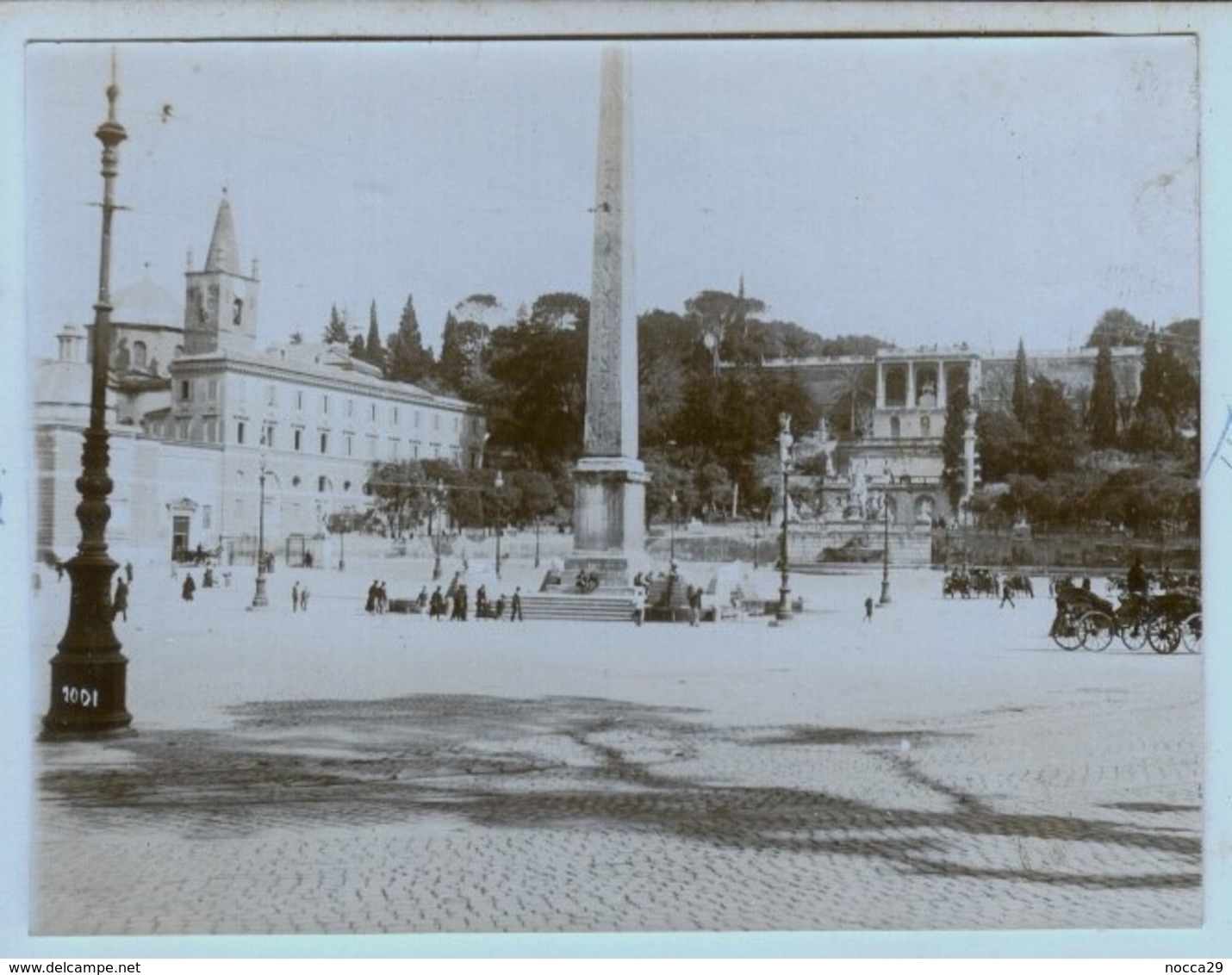 IMMAGINI DAL PASSATO - PRIMI 900 - ROMA - PIAZZA DEL POPOLO  - INEDITA - ( CG ) - Luoghi