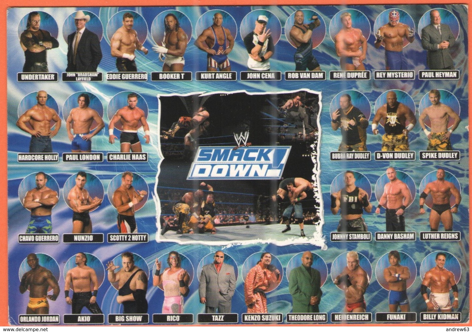 TEMATICA - Sport - Wrestling - Promo Card 1386 - World Wrestling Entertainment SmackDown - Not Used - Autres & Non Classés