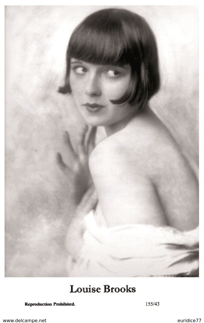 LOUISE BROOKS - Film Star Pin Up PHOTO POSTCARD - 155-43 Swiftsure Postcard - Artistas