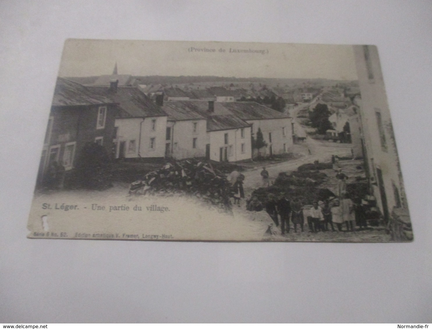 INTROUVABLE CPA CP BELGIQUE PROVINCE DE LUXEMBOURG SAINT-LÉGER V1910 UNE PARTIE DU VILLAGE / ANIMATION ED V. KREMER N°62 - Saint-Léger