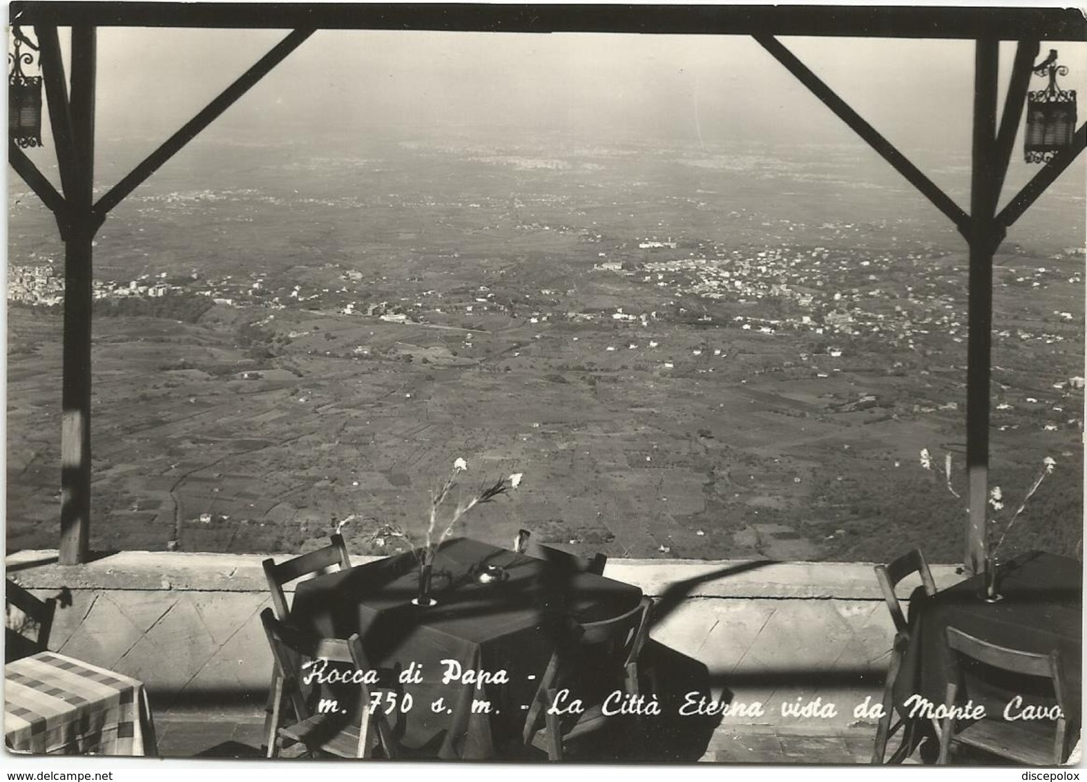 W4566 Rocca Di Papa (Roma) - La Città Eterna Vista Da Monte Cavo - Panorama / Viaggiata 1959 - Altri & Non Classificati