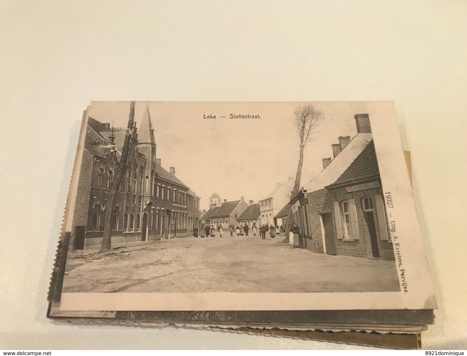 Lichtervelde - Statiestraat  -  19327 Uitg.  A. Ketelers,Pervijse - Lichtervelde