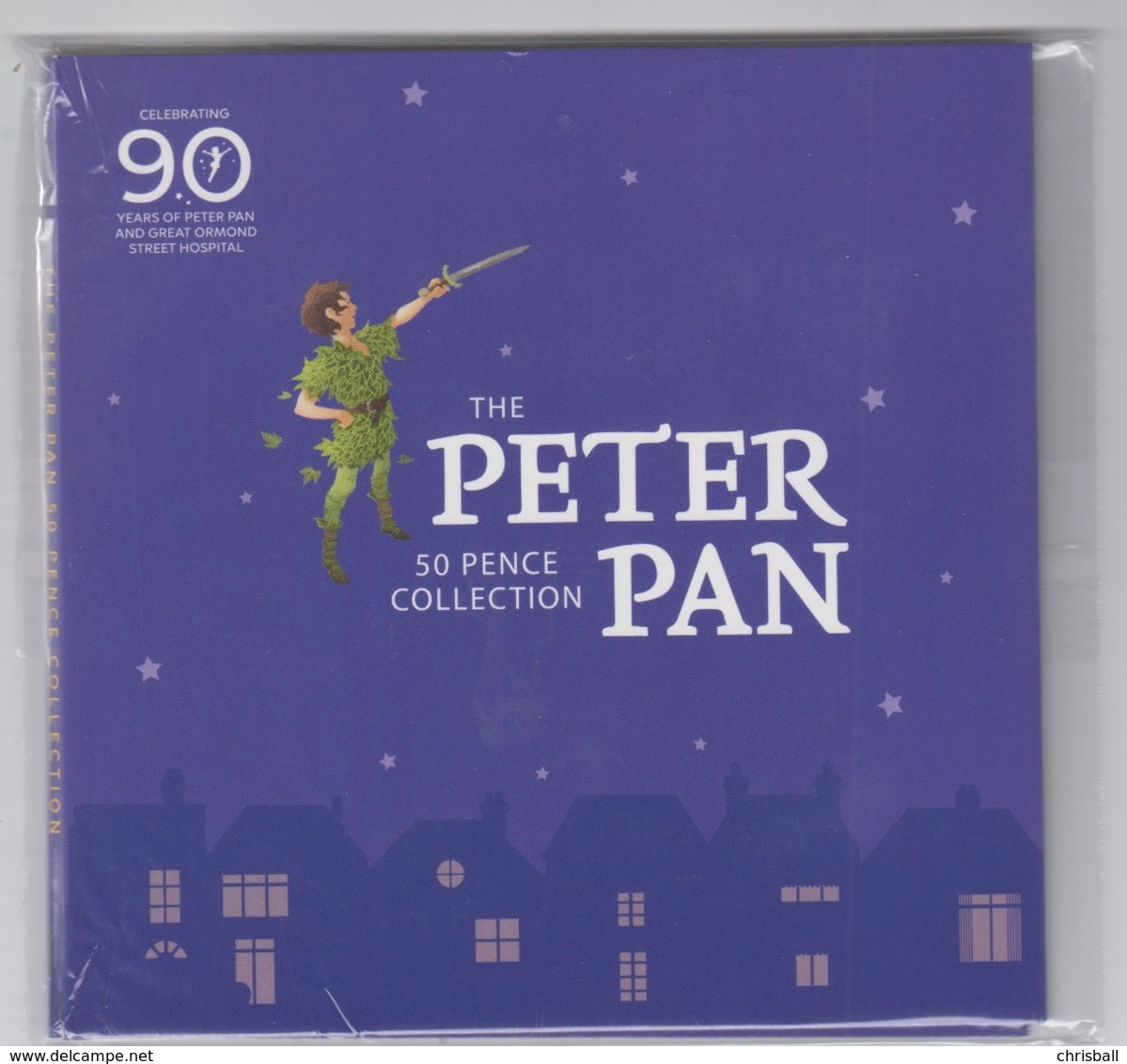 Isle Of Man Set 6 50p Peter Pan Sealed Pack 2019 - Île De  Man