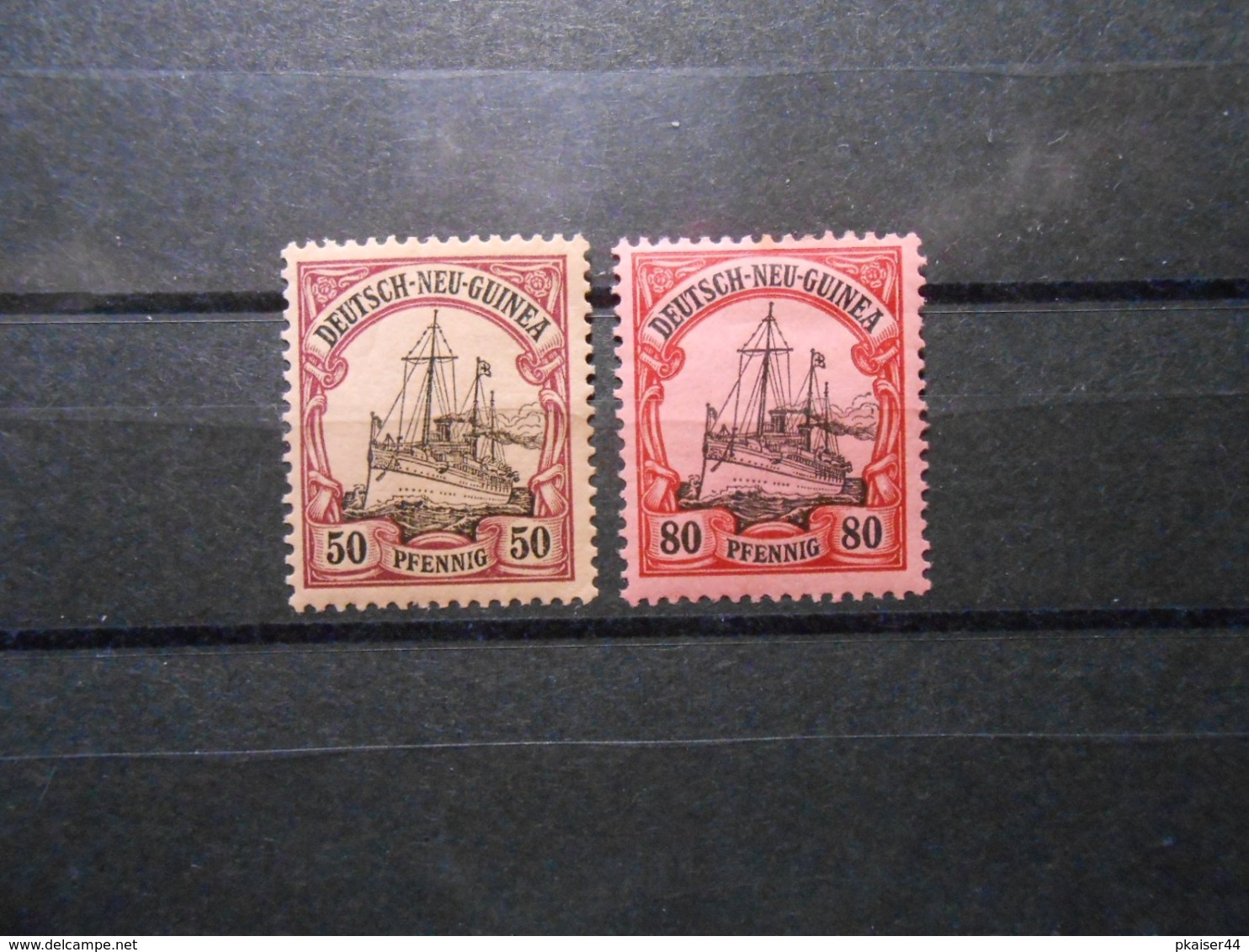 D.R.Mi 14/15 - 50/80Pf*MLH -  Deutsche Kolonien (Neuguinea) 1900 - Mi 7,00 € - German New Guinea