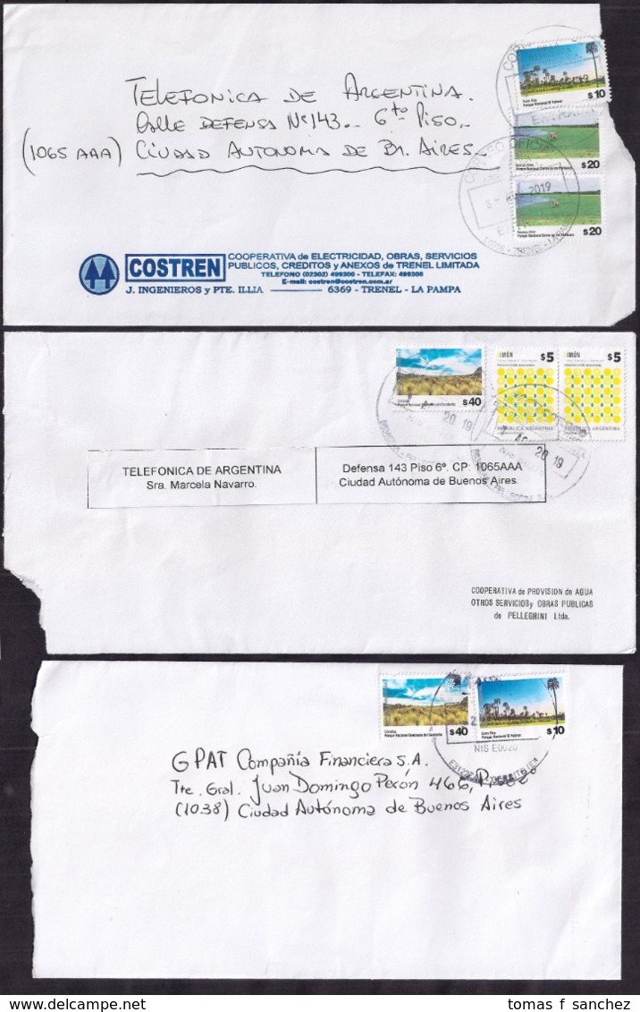 Argentina - 2019 - 3 Lettre - Lettres & Documents