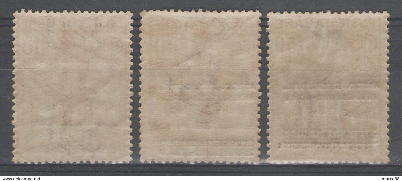 ITALIE (1924):  LOT De 3 Timbres ** Semi-officiels (service)        - Cote 50€ (Unificato) - - Mint/hinged