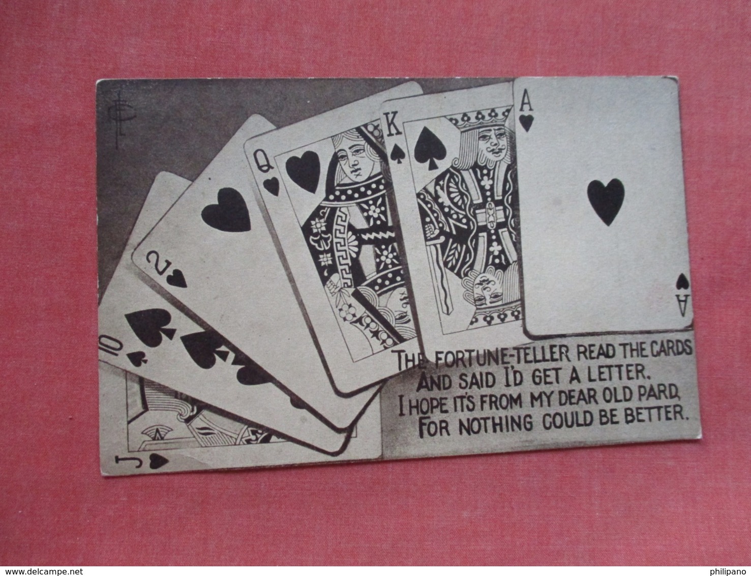 The Fortune Teller Read The Cards    Ref   3602 - Playing Cards