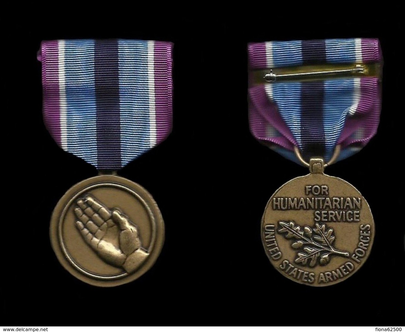 MEDAILLE AMERICAINE . SERVICE HUMANITAIRE . - Etats-Unis