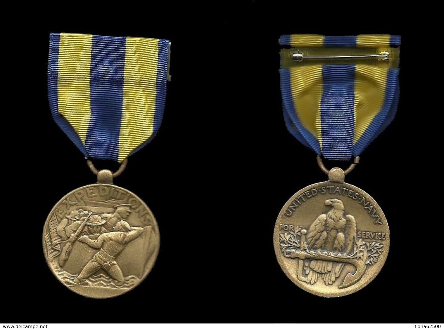 MEDAILLE AMERICAINE . NAVY EXPEDITIONNARY . - Etats-Unis