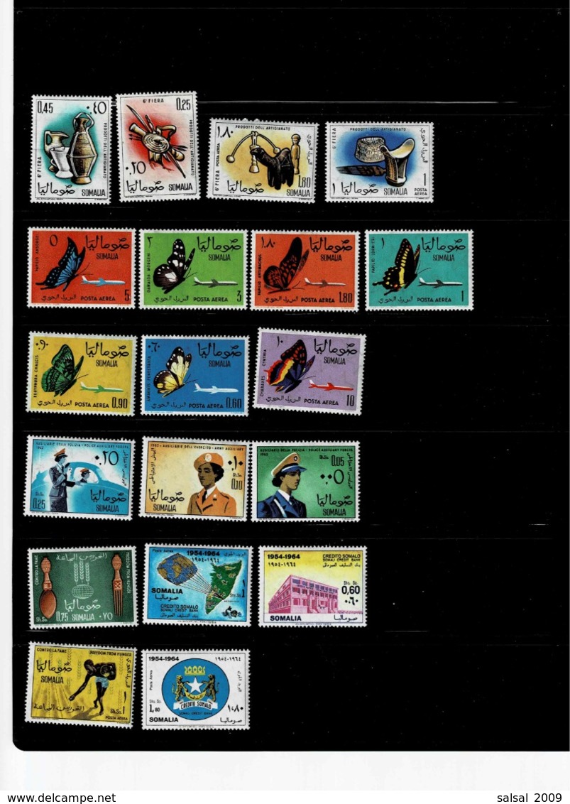 Somalia Independente ,anni '60 ,insieme Di Francobolli Nuovi MNH ,buona Qualita - Somalia (1960-...)