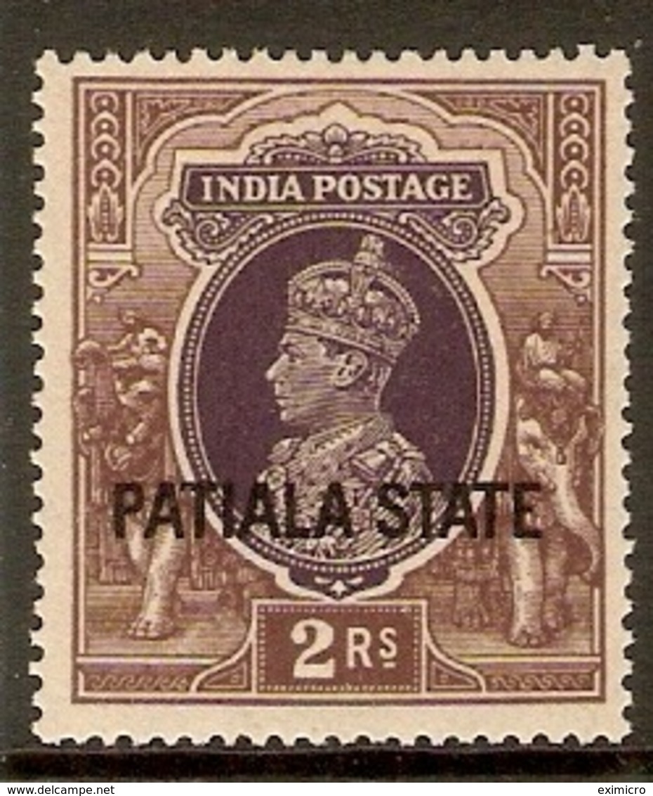 INDIA - PATIALA 1937 - 1938 2R SG 93 MINT NEVER HINGED Cat £35 - Patiala