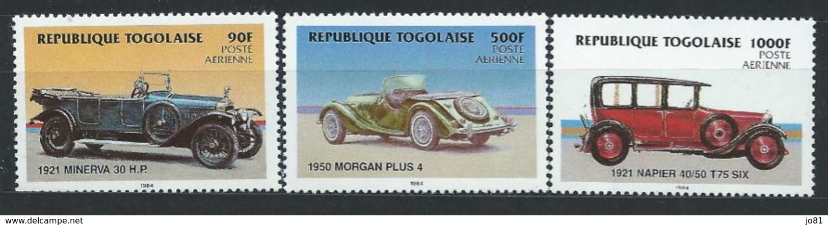 Togo YT PA 524-526 XX / MNH  Auto - Togo (1960-...)