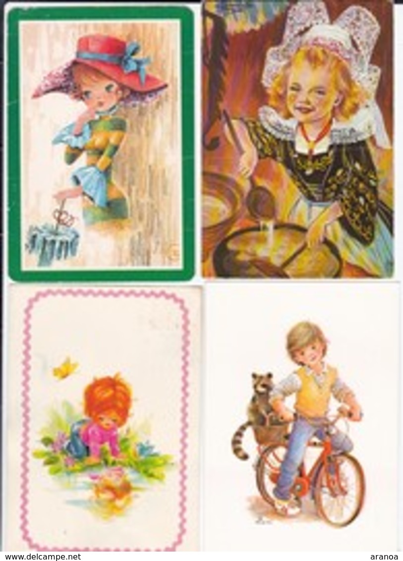 Illustrateurs (02) -- Lot de 100 cartes