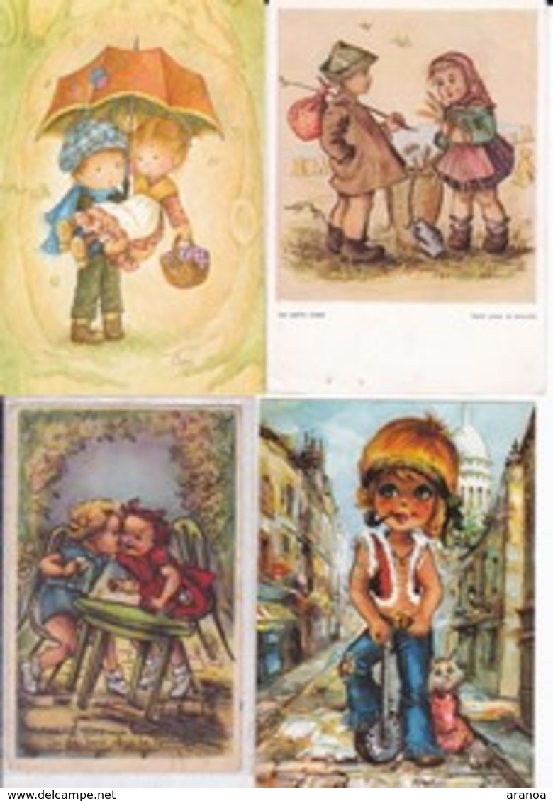 Illustrateurs (03) -- Lot de 89 cartes