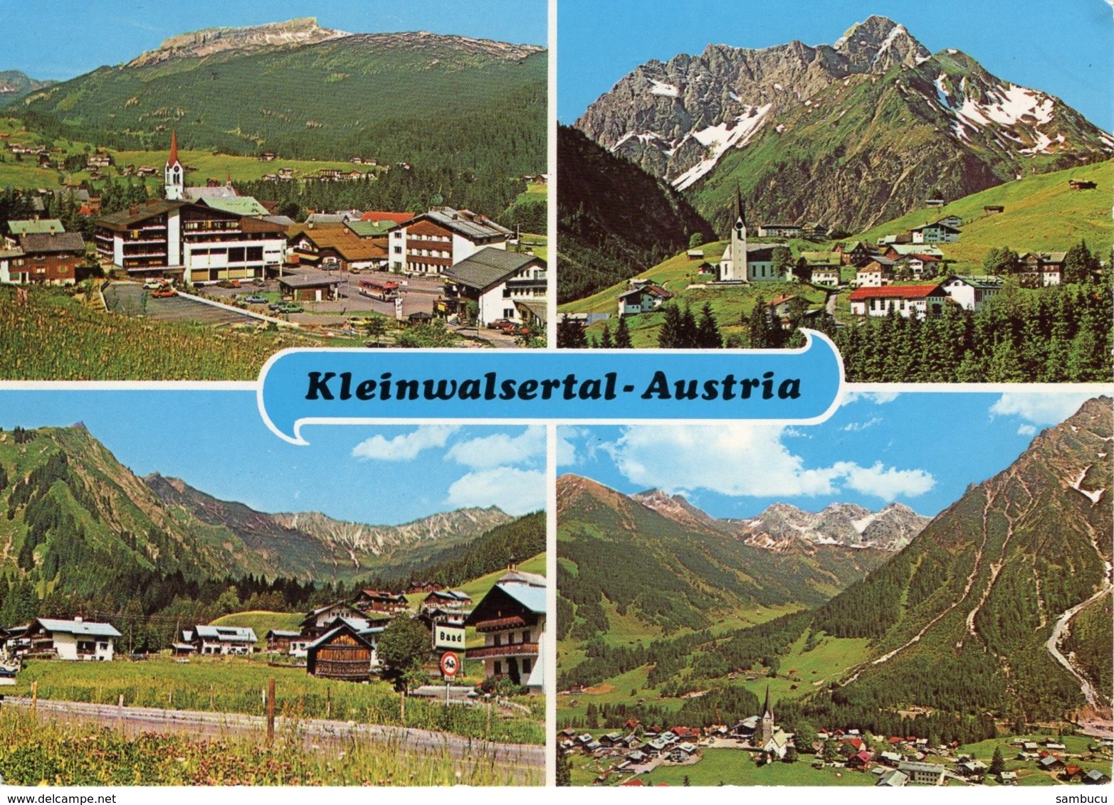 Kleinwalsertal - Austria Mehrbildkarte Ca 1980 - Kleinwalsertal