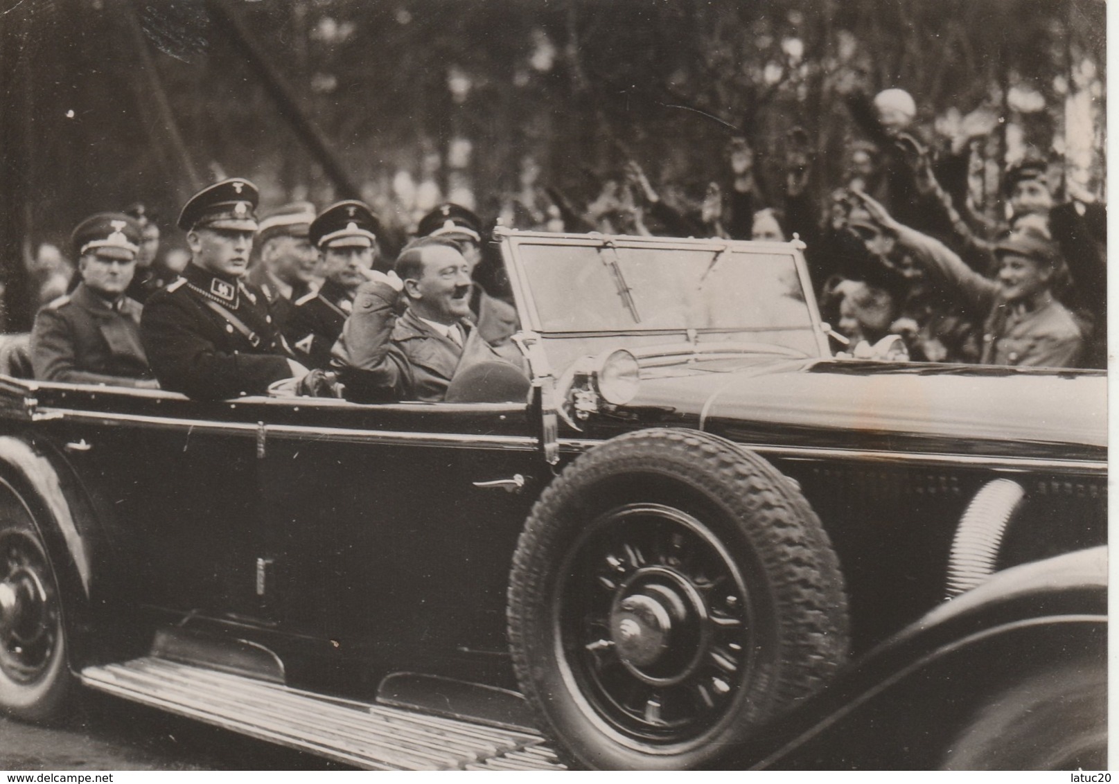 Foto 1934 Adolf Hitler Gratuliert Mackensen - Berühmtheiten