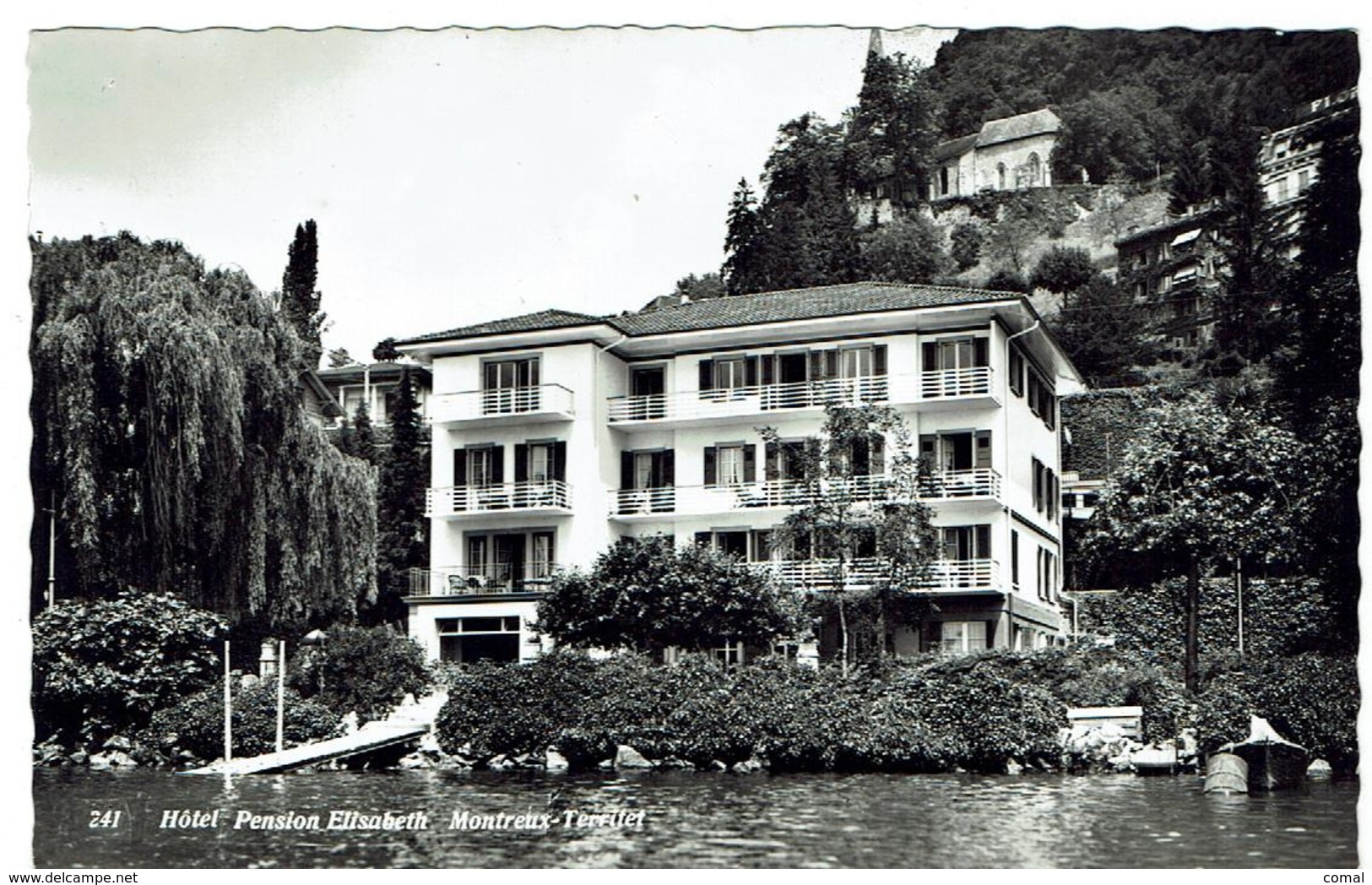 M - CPSM - SUISSE - MONTREUX-TERRITET - Pension Elisabeth - - Montreux