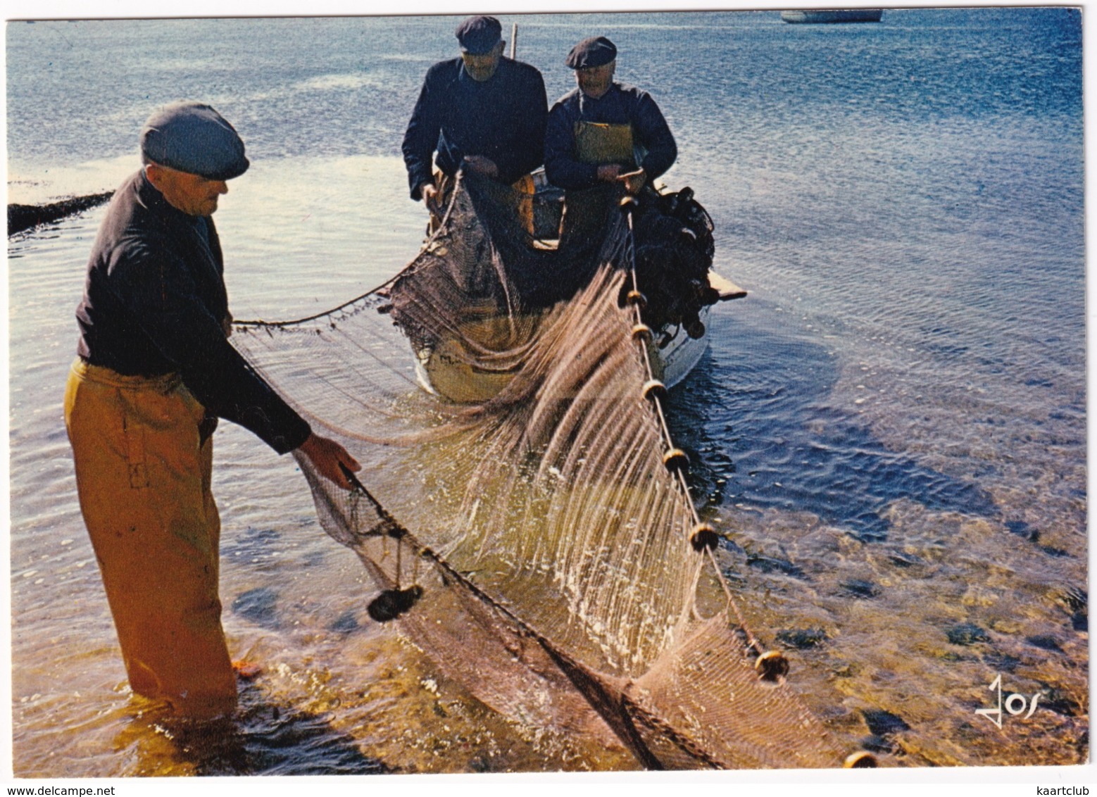 Coup De Filet Au Fond De L'Aber - (La Peche En Bretagne) - Crozon