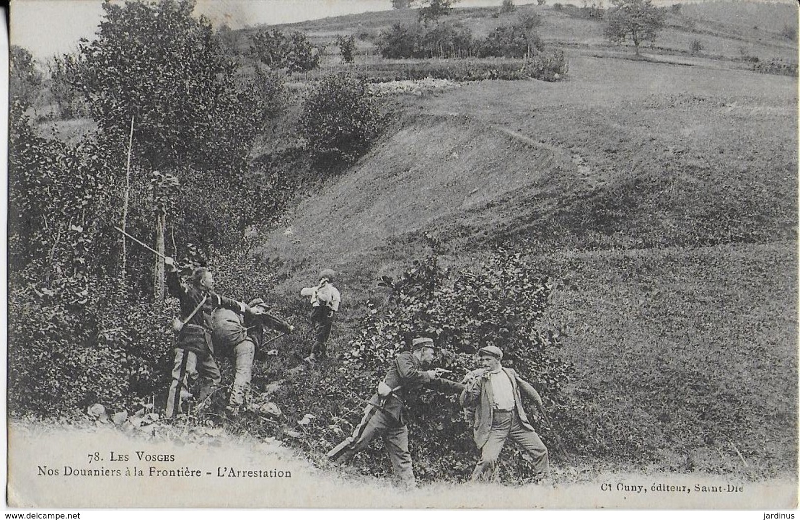 LES VOSGES - Nos Douaniers à La Frontière - L"Arrestation Des Contrebandiers ( 1915 ) - Autres & Non Classés