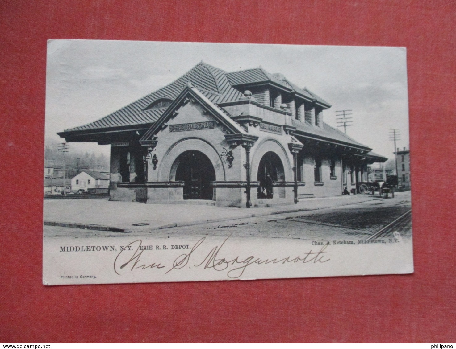 Tuck Series------Erie R.R. Depot  Middletown     - New York     Ref   3603 - Other & Unclassified