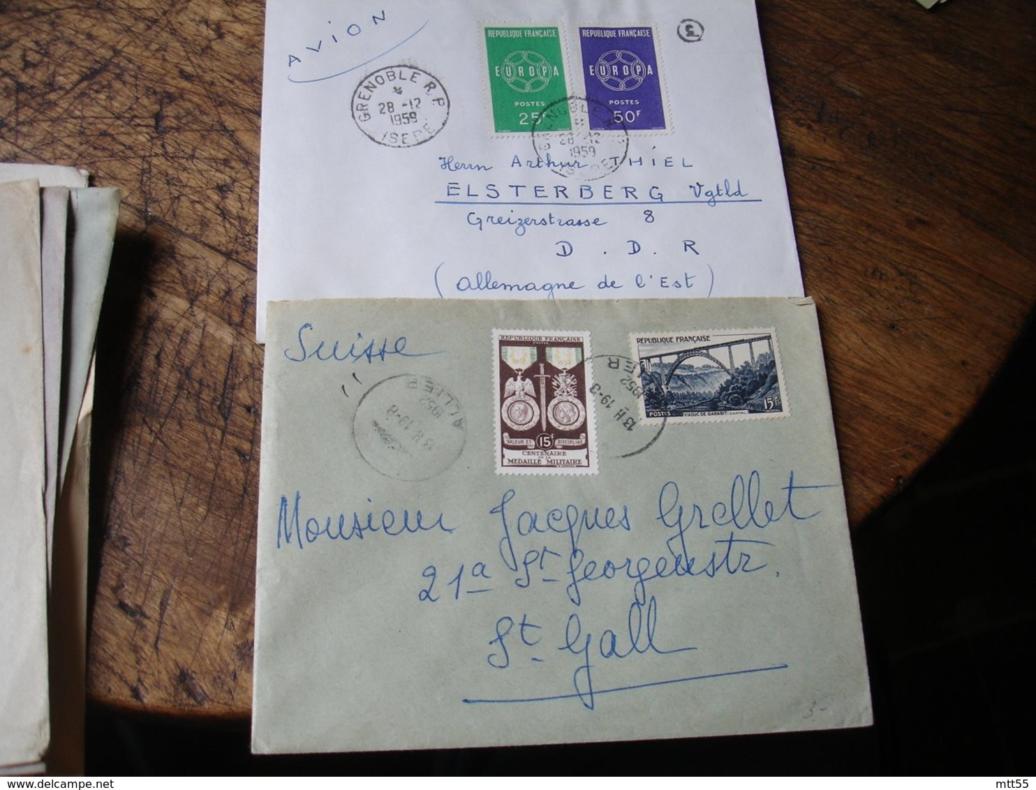 Lot 15 Lettre Affranchissement Philatelique Annees 50 Voir Photo - 1921-1960: Periodo Moderno