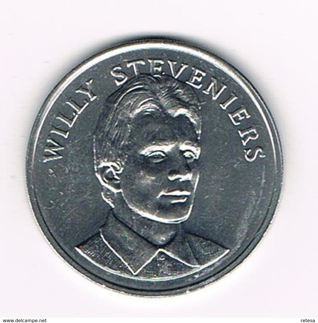 //  PENNING BP  WILLY  STEVENIERS - Pièces écrasées (Elongated Coins)