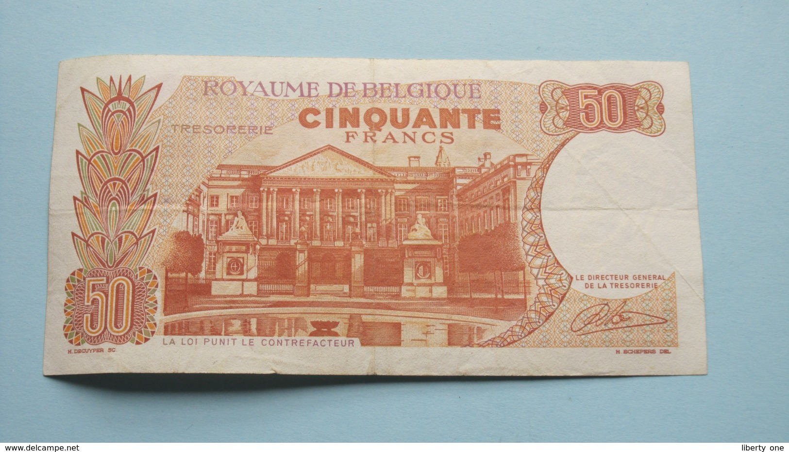 50 FRANK ( Type 1966 D'Haese ) 16-05-66 ( For Grade, Please See Photo ) Morin 46a ! - Autres & Non Classés