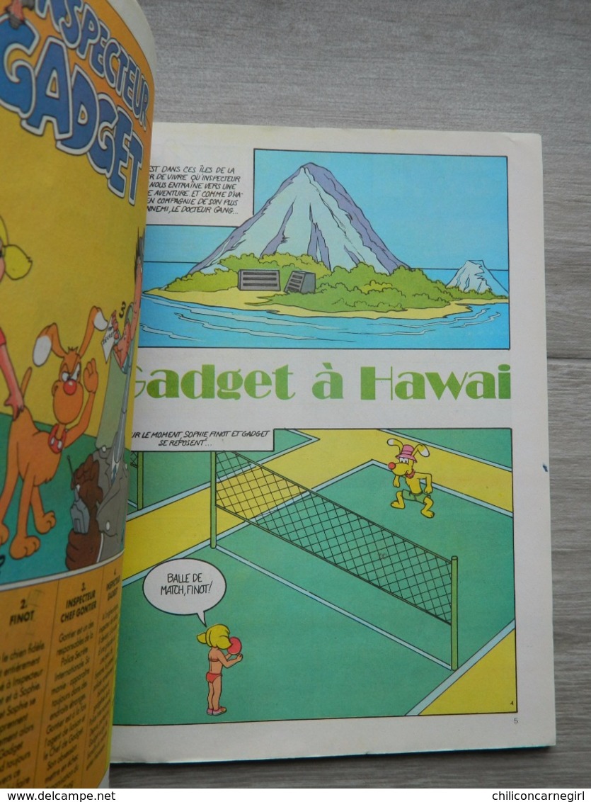 Inspecteur Gadget - N° 14 - Gadget à Hawaï - FR3 - Editions GREANTORI - Série JEAN CHALOPIN - 1983 - Fortsetzungen