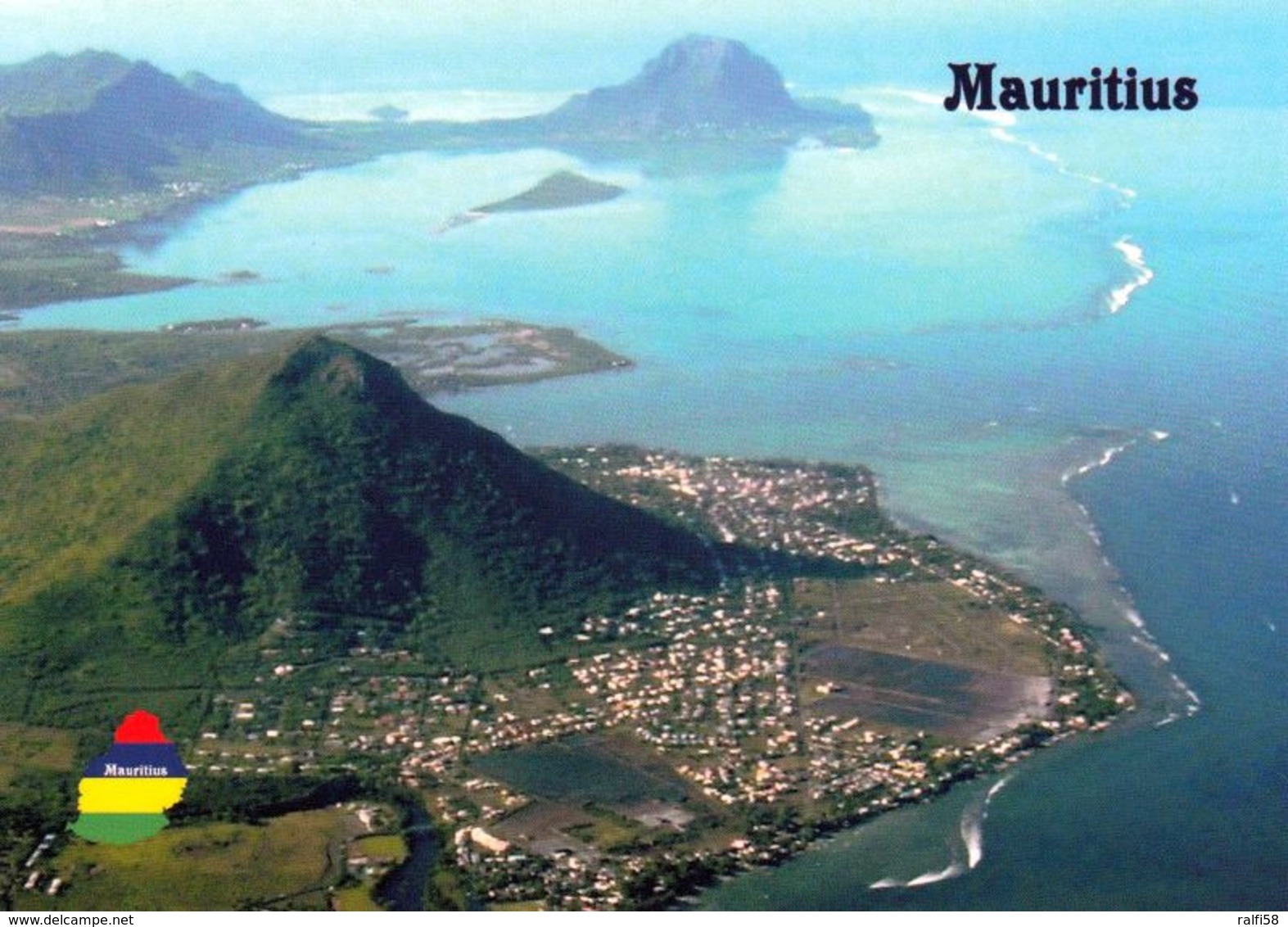 1 AK Mauritius * Ansicht Der Insel Mauritius * - Maurice