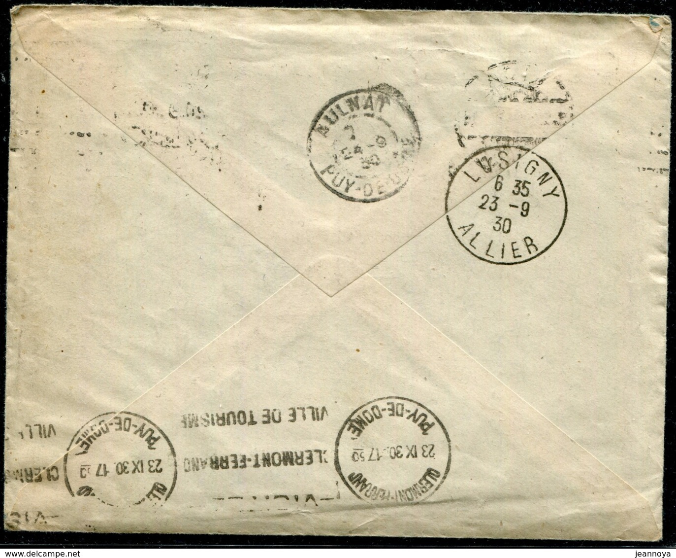 LETTONIE - N° 124 & 126 / LETTRE AVEC O.M. DE RIGA LE 20/9/1930 POUR LA FRANCE AVEC CORRESPONDANCE - TB - Lettonie