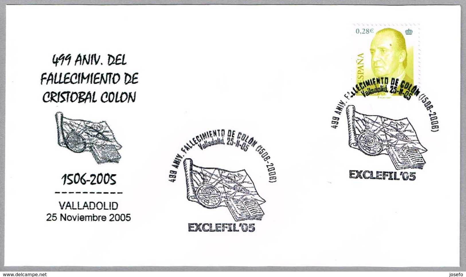 CRISTOBAL COLON. 499 Aniv. Fallecimiento - 499 Years Death Of Columbus. Valladolid 2005 - Onderzoekers