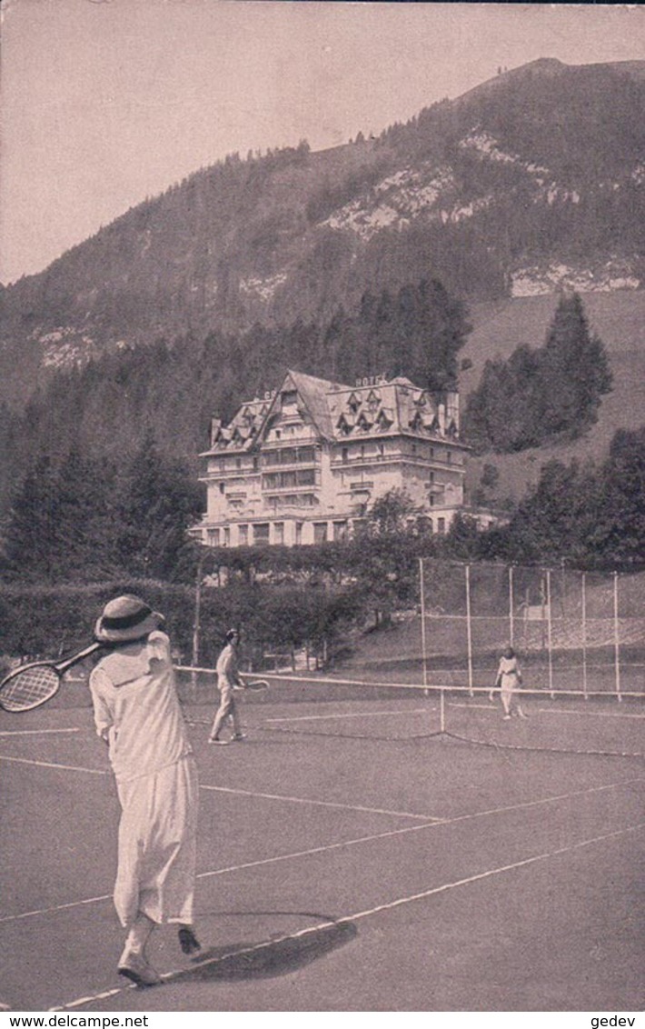 Château D'Oex VD, Grand Hôtel, Partie De Tennis (275) - Andere & Zonder Classificatie