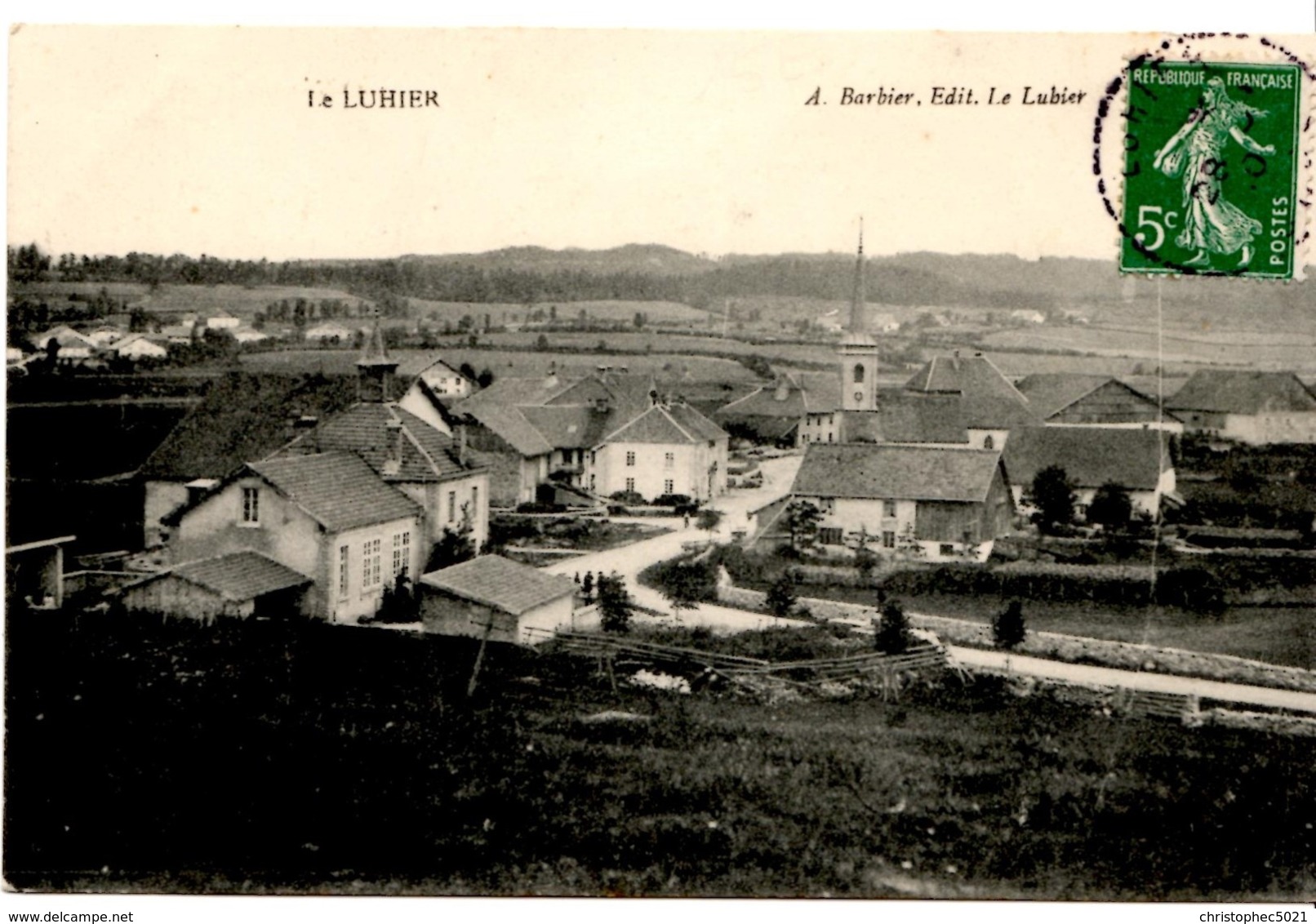 Le Luhier (Bonnétage - Le Russey) - Adressée Aux Fourgs (Doubs) - Autres & Non Classés