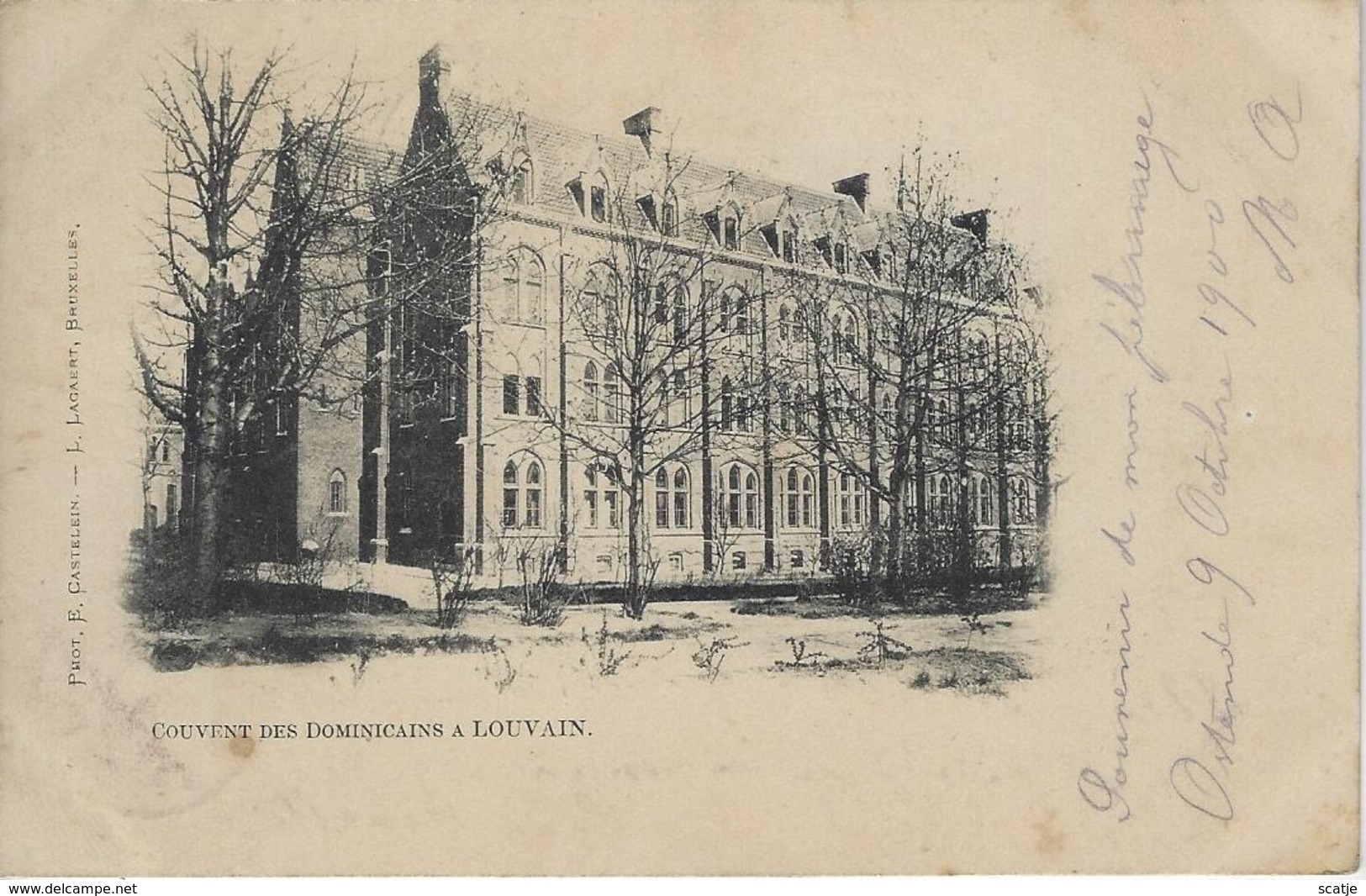 Louvain   -    Couvent Des Dominicains à Louvain.  -   1900   Naar   Bruges - Leuven