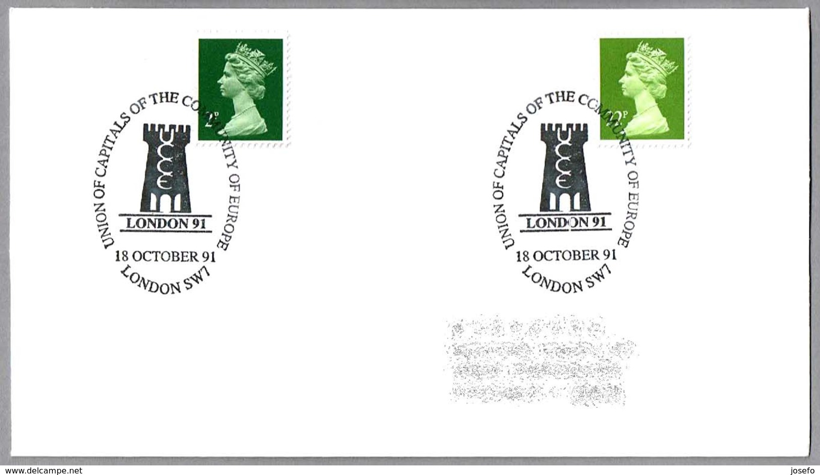 UNION OF CAPITALS OF THE COMMUNITY OF EUROPE. London 1991 - Europese Instellingen