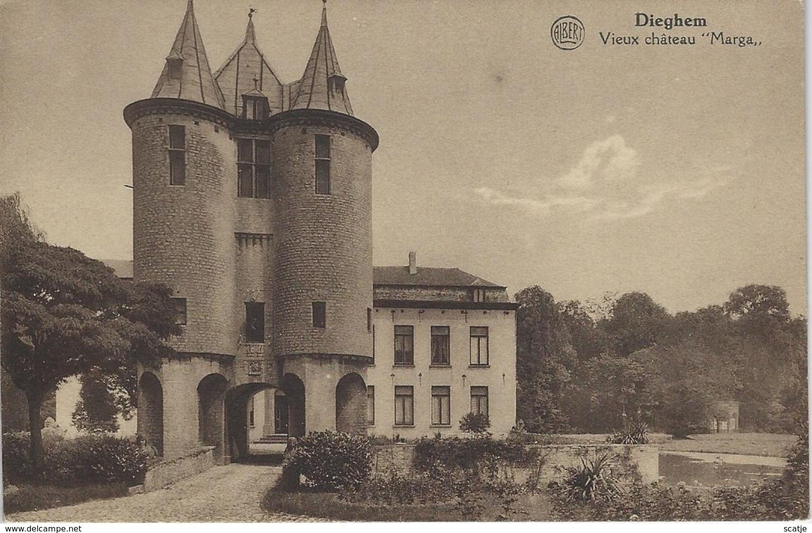 Dieghem    Vieux Château "Marga". - Diegem