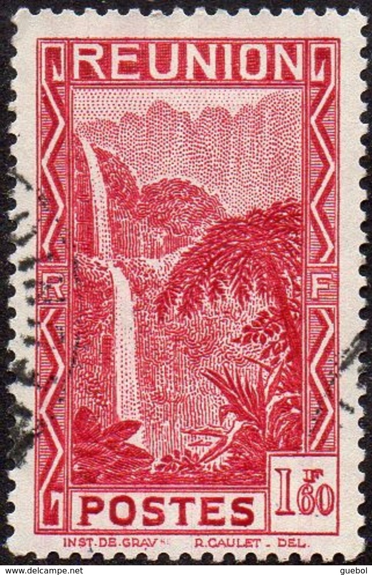 Réunion Obl. N° 172 - Vue -> Bras Des Demoiselles Le 1f60 Carmin - Used Stamps