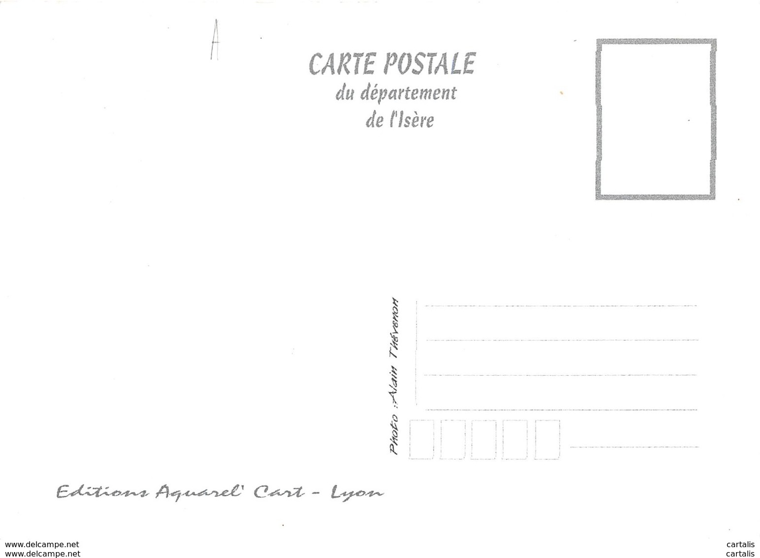 39-APPRIEU-N°3719-D/0289 - Sonstige & Ohne Zuordnung