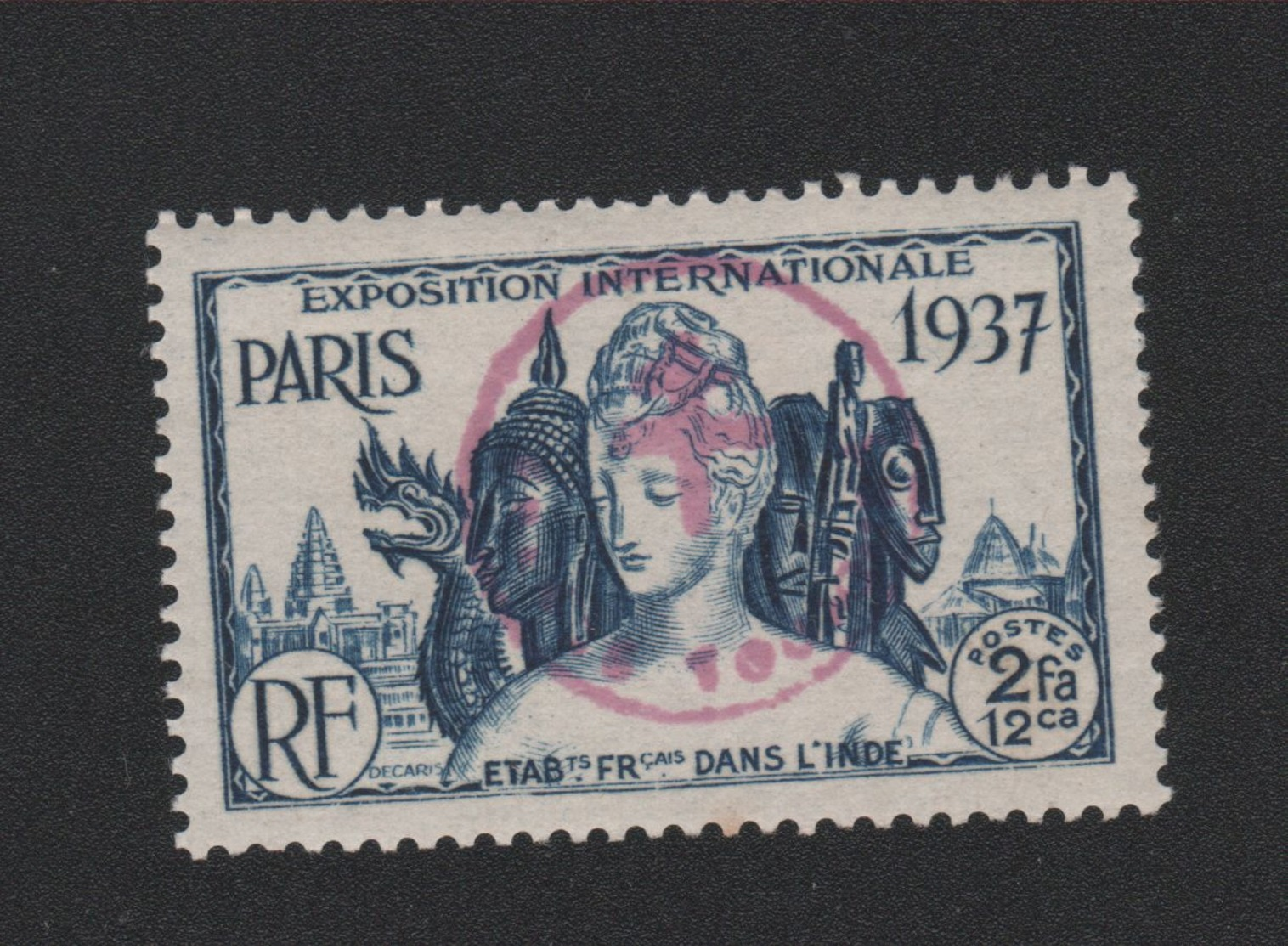 Faux Inde N° 230BB Surchargé "FRANCE TOUJOURS" Gomme Charnière - Unused Stamps