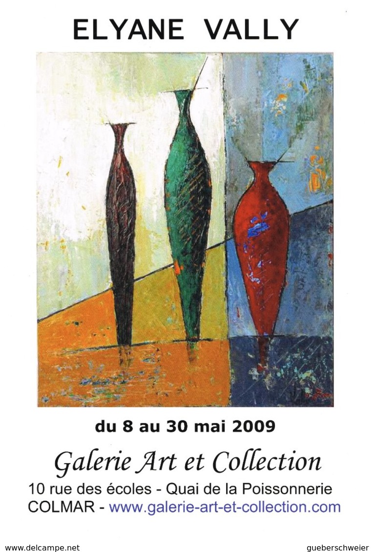 Affiche Exposition De ELYANE VALLY à Colmar Ft 32 X 45 Cm - Manifesti