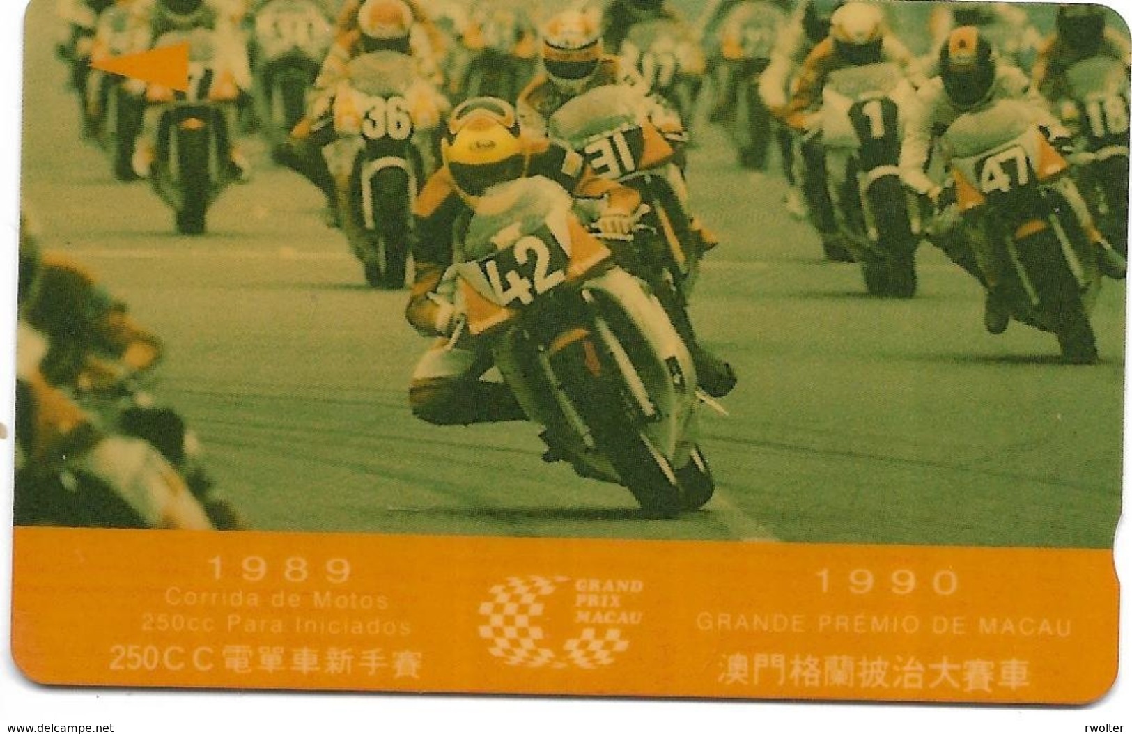 @+ Macao -  1990 - 250Cc Motorcycles - Ref : MAC-2 - Macao