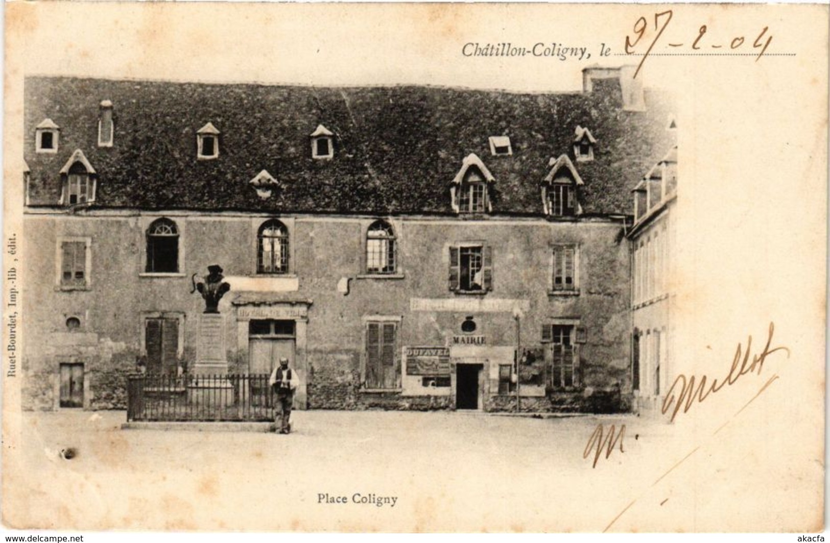 CPA CHATILLON-COLIGNY Le Place COLIGNY (228550) - Chatillon Coligny